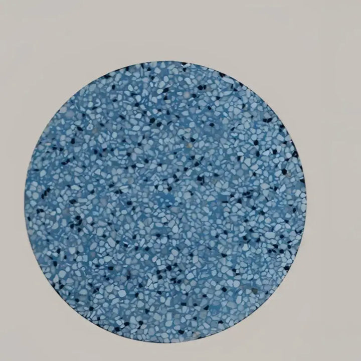 Applique murale ronde terrazzo coloré avec éclairage led moderne