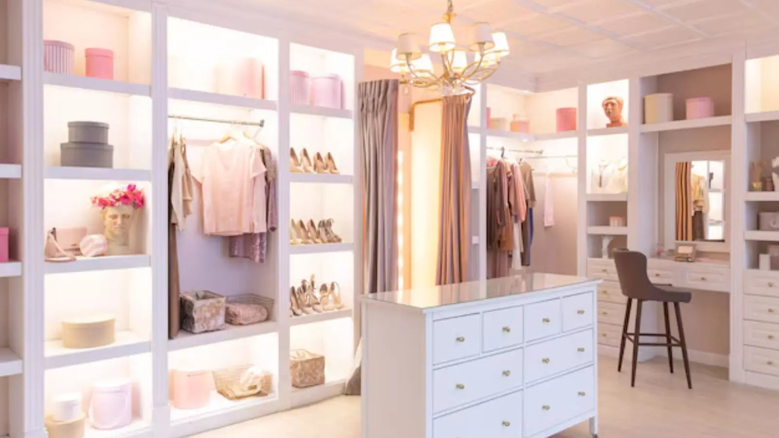 Comment choisir l’éclairage pour son dressing ?
