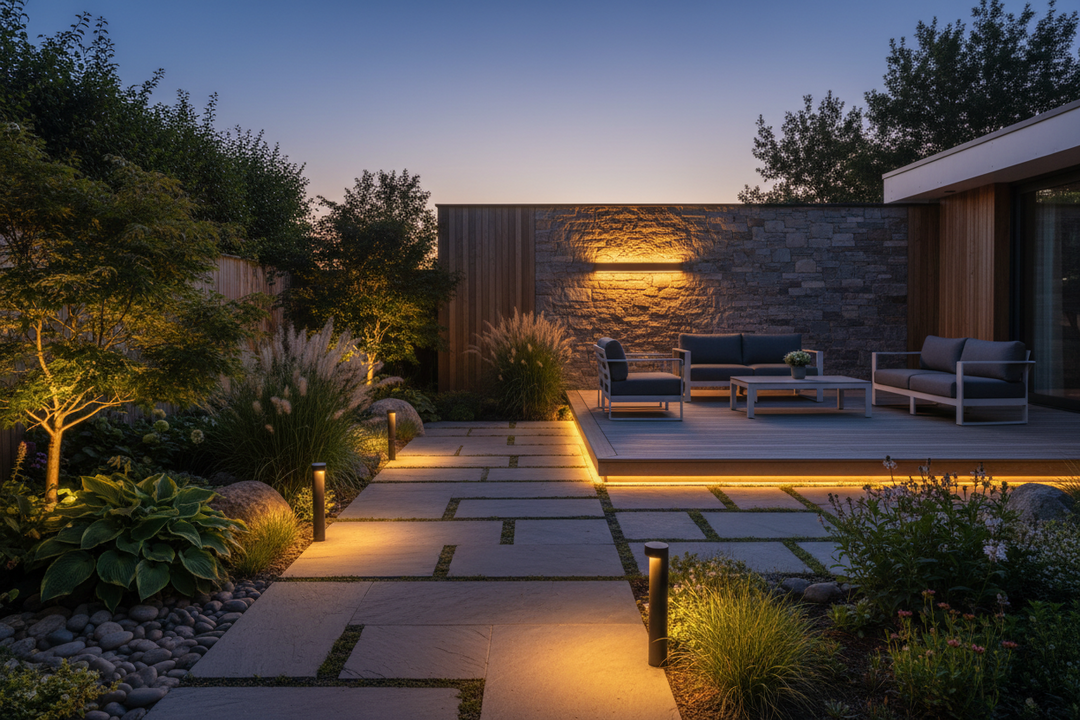 Comment installer l'éclairage du jardin
