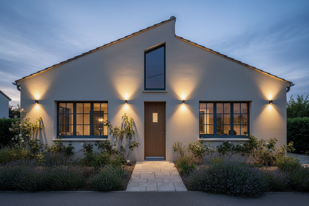 Quel éclairage LED choisir pour une façade