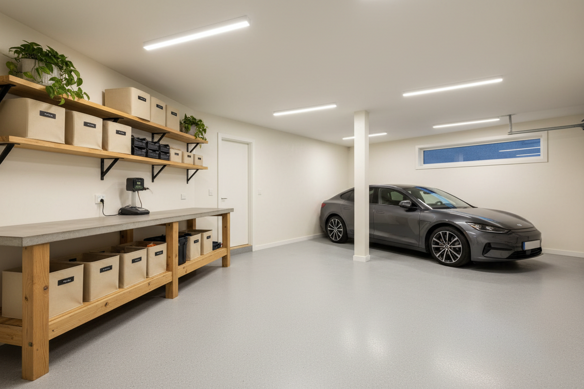 Comment installer un éclairage dans un garage