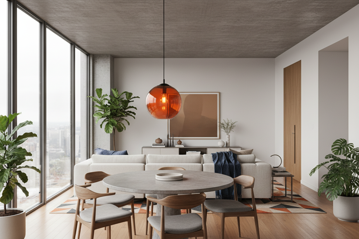 Suspension Luminaire Orange