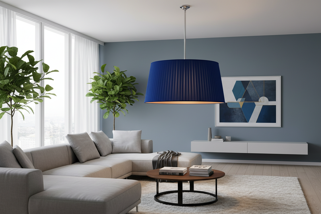 Suspension Luminaire Bleu