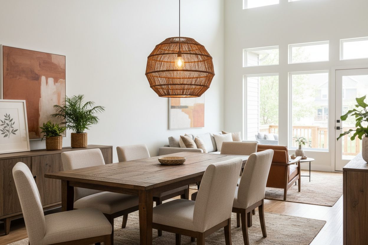 Suspension Luminaire Marron