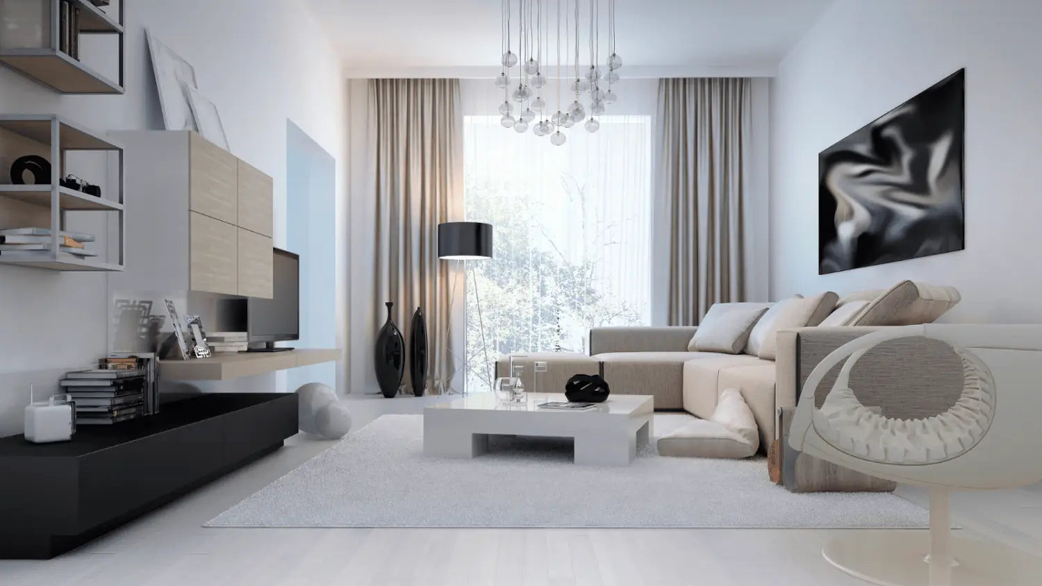 Suspension Luminaire Argent