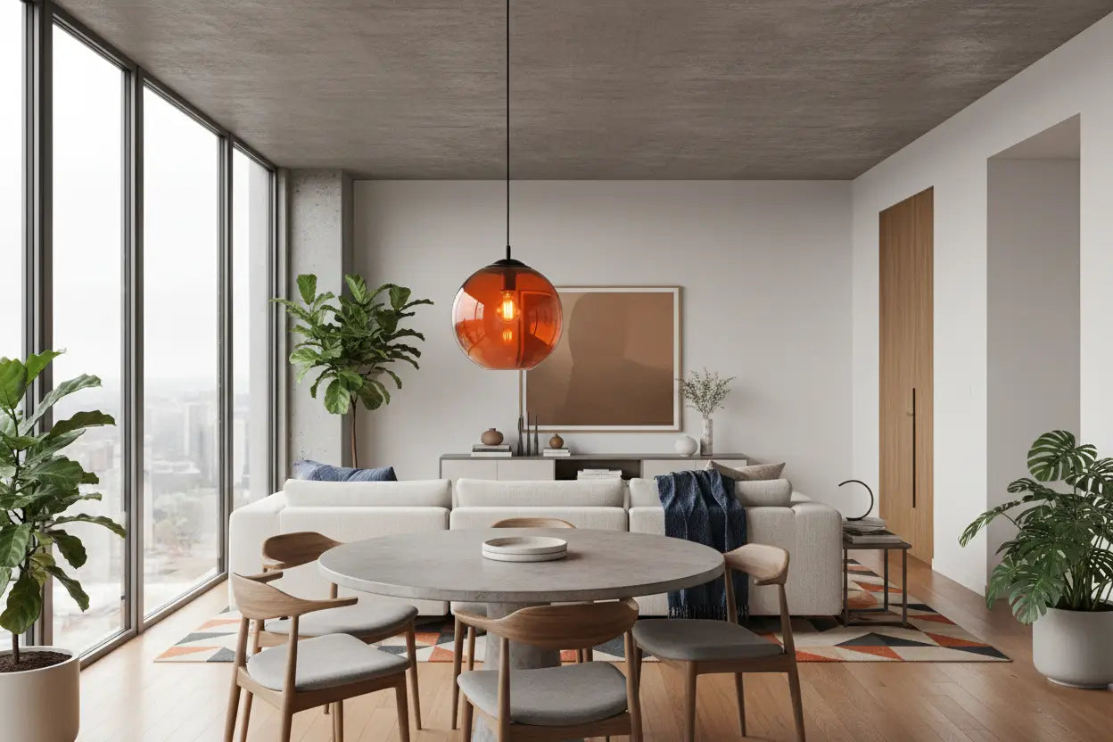 Suspension Luminaire Orange