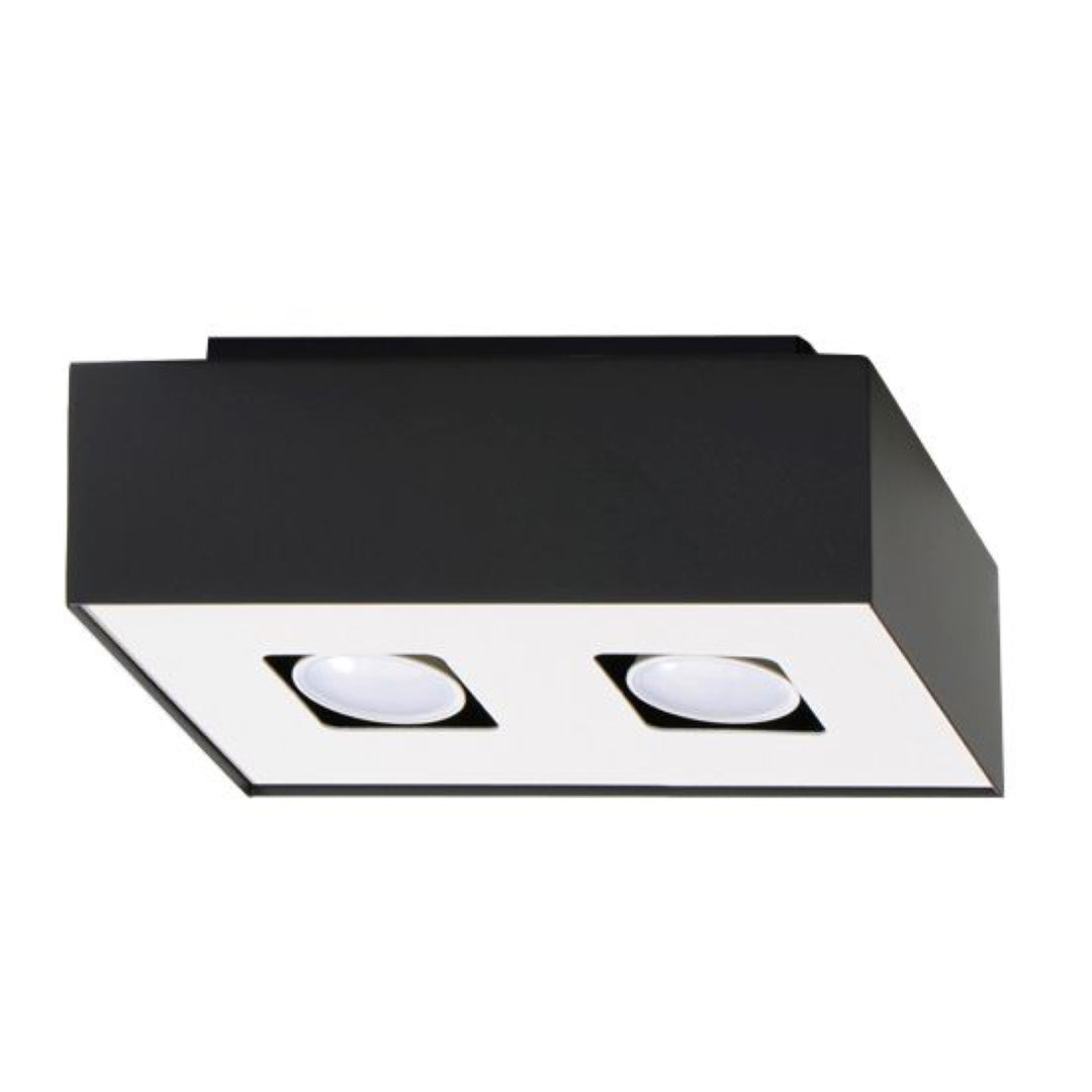 Lámpara de techo negra MONO 2