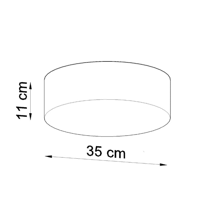 Lámpara de techo blanca ARENA 35