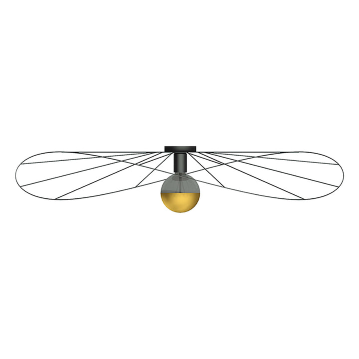 Lámpara de pared/techo negra ESKOLA 110