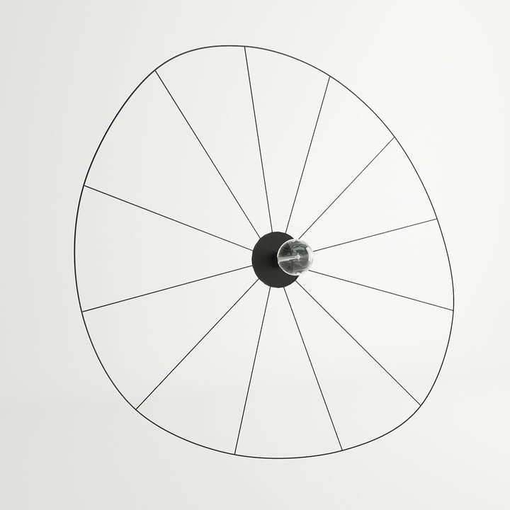 Lámpara de pared/techo negra ESKOLA 110