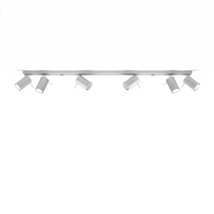 Luminaire Plafonnier gris éteinte, vue rapprochée