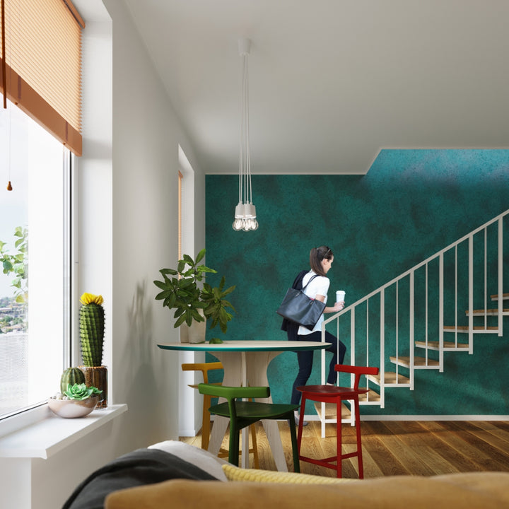Suspension Luminaire blanc dans un intérieur contemporain