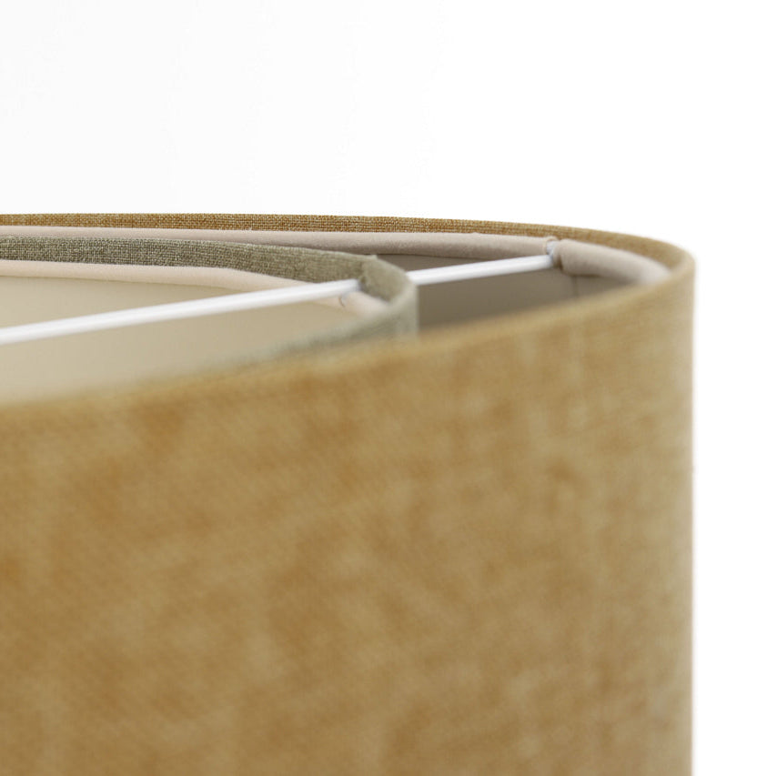 Suspension Luminaire | Difusor de RATTAN (Amarillo Mostaza/Gris Verde/Crudo)