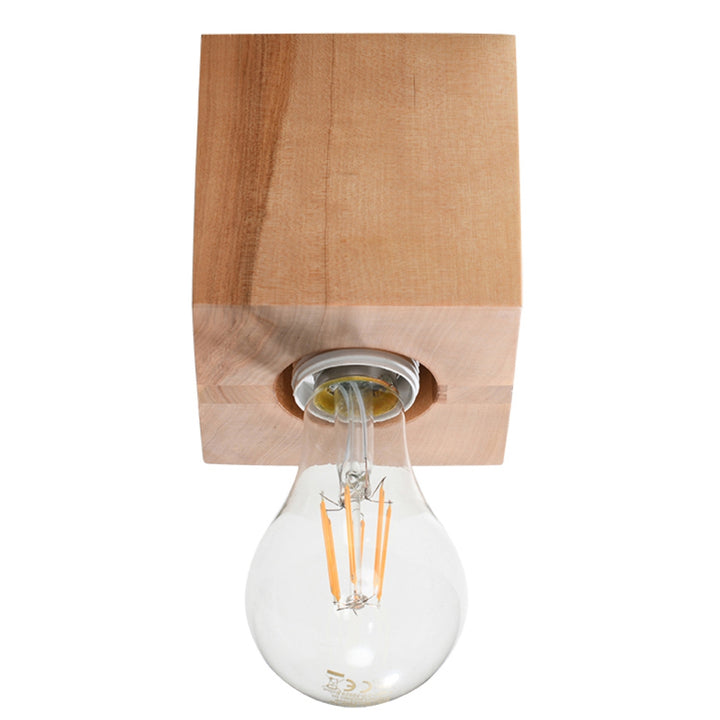 Lámpara de techo ARIZ en madera natural
