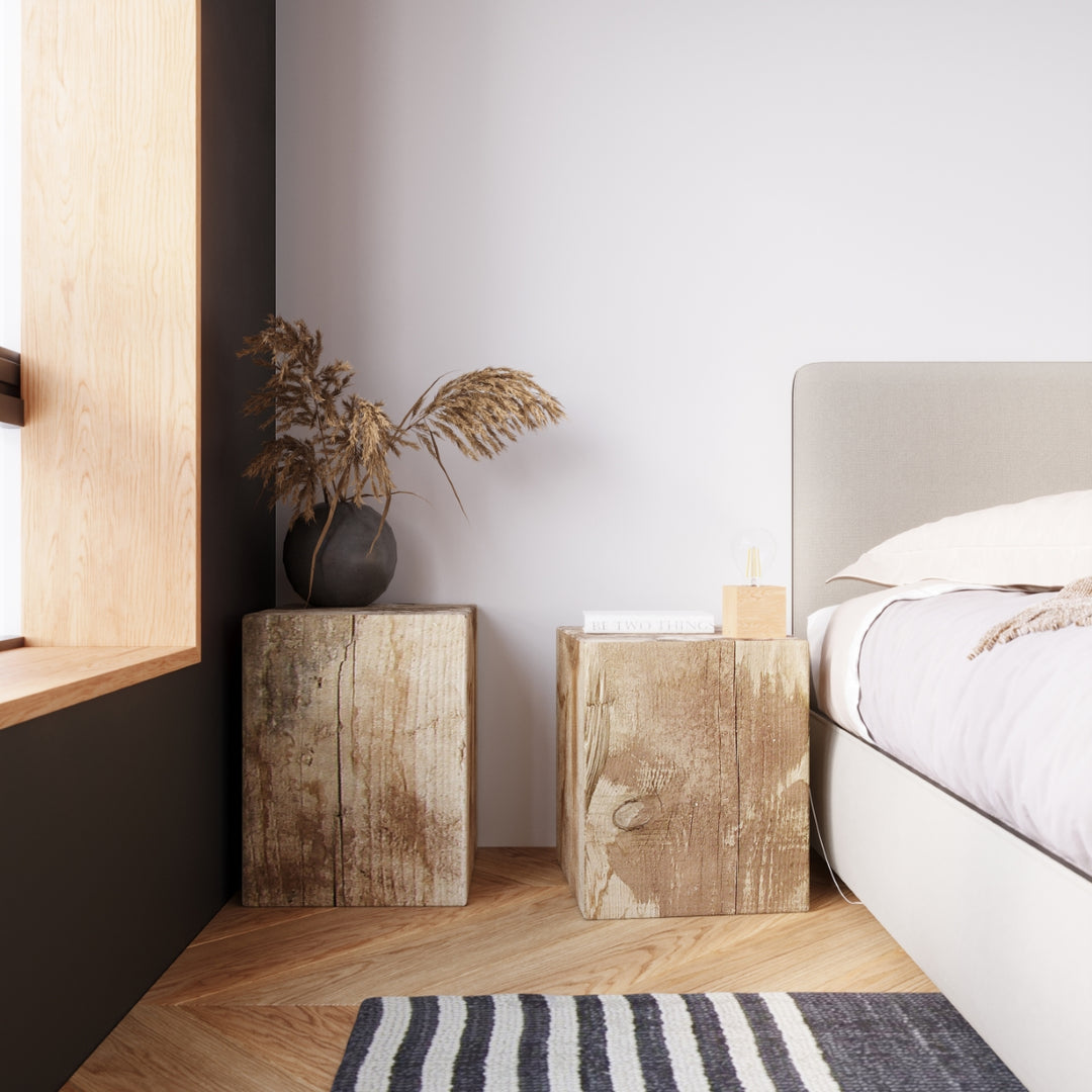 Lámpara de techo ARIZ en madera natural