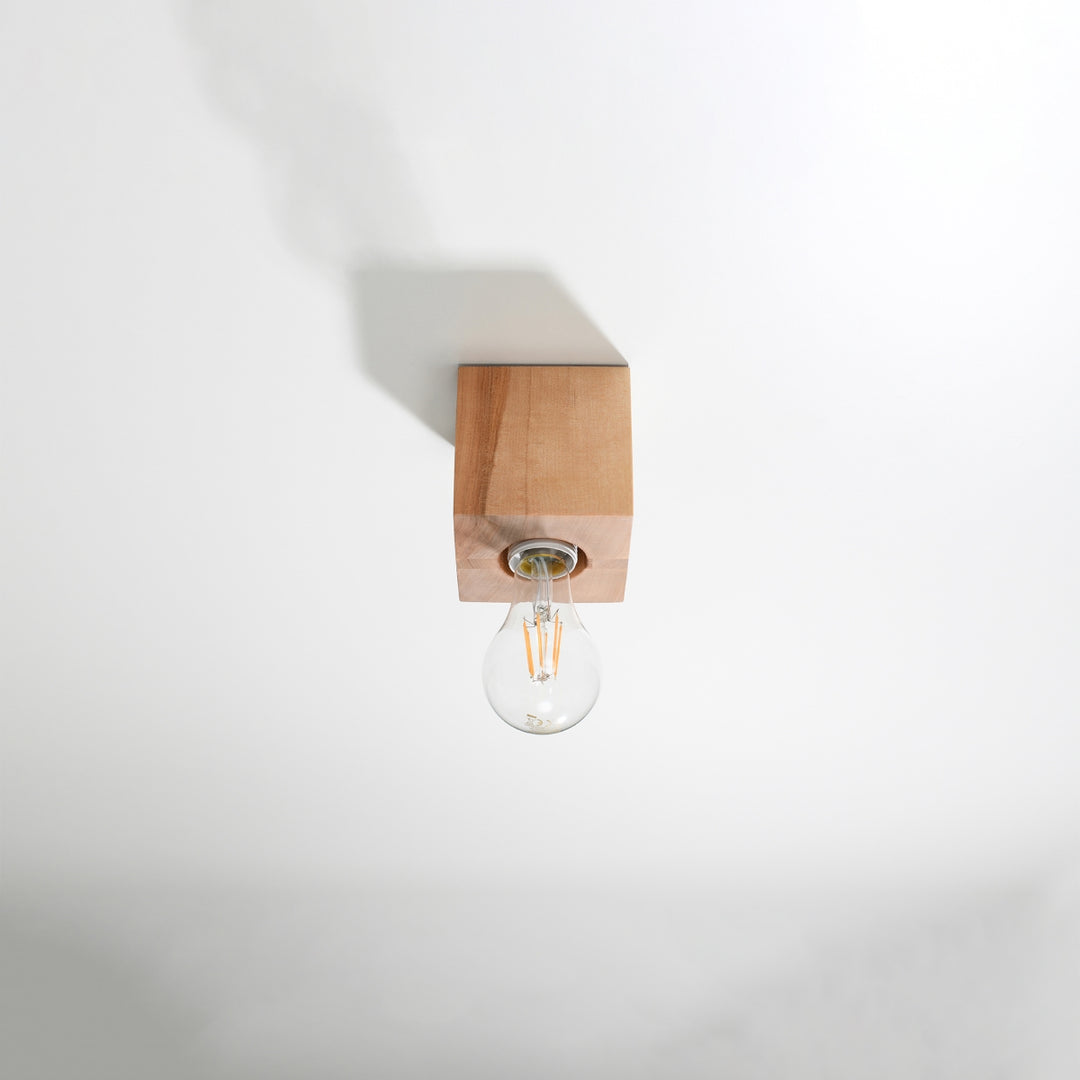 Lámpara de techo ARIZ en madera natural