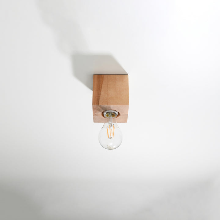 Lámpara de techo ARIZ en madera natural