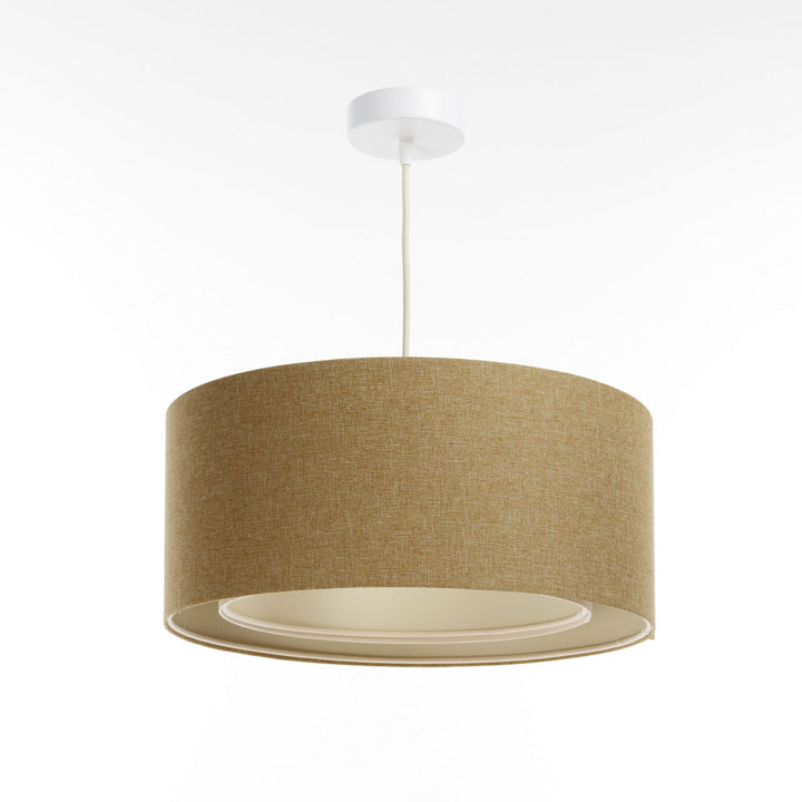 Suspensión Luminaria | BOHO ELEGANTE (Amarillo Mostaza/Marfil)
