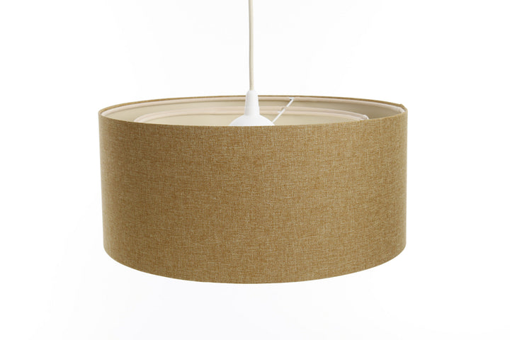 Suspensión Luminaria | BOHO ELEGANTE (Amarillo Mostaza/Marfil)