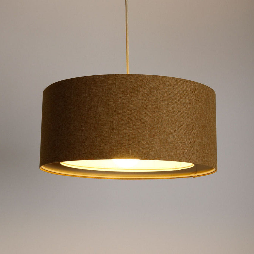 Suspensión Luminaria | BOHO ELEGANTE (Amarillo Mostaza/Marfil)