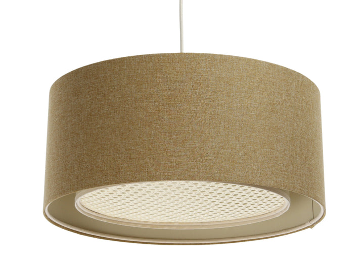 Pendant lamp Duo BOHO ELEGANT – Mustard yellow/Ecru/Creme