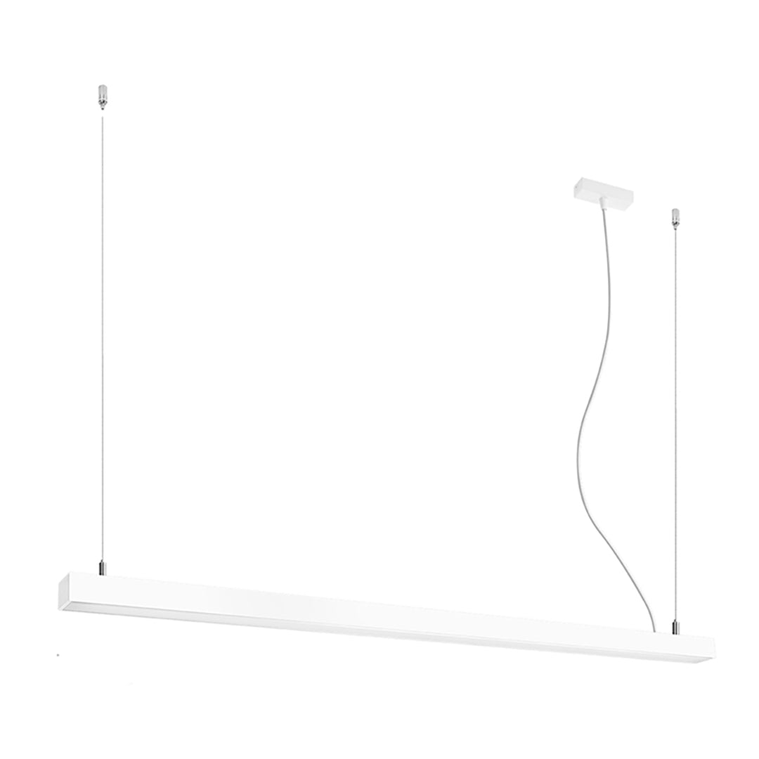 Suspension linéaire PINNE blanc vue d'ensemble