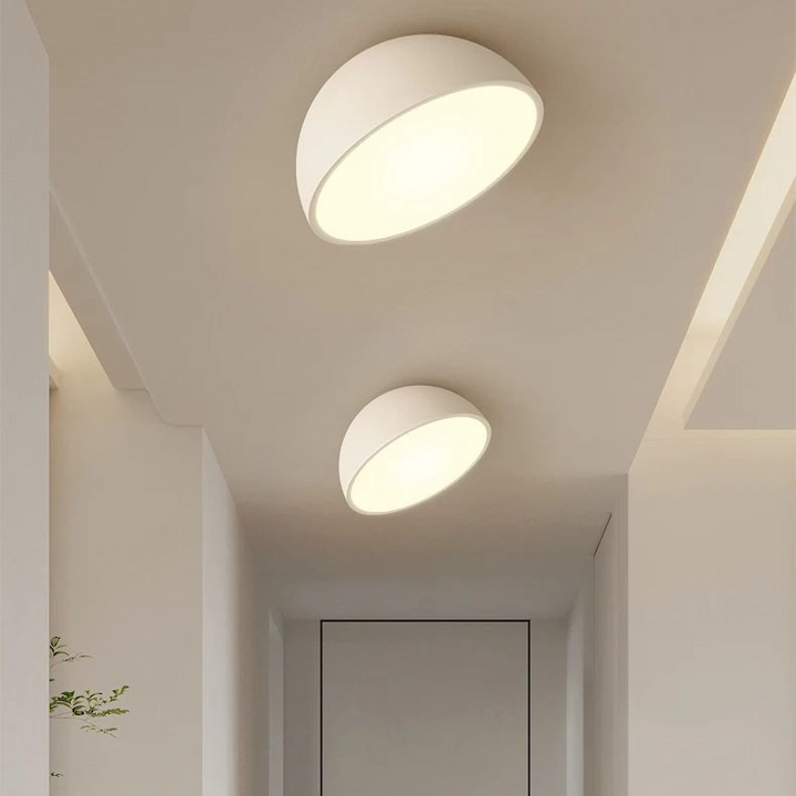 Lámpara de techo LED de nogal retro de espectro completo con protección ocular para dormitorio, vestíbulo de entrada, pasillo, accesorio de iluminación, nueva lámpara de araña
