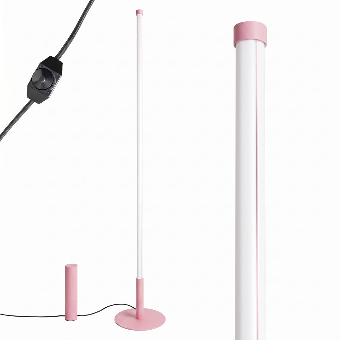 Lampadaire TRANG rose détail du câble