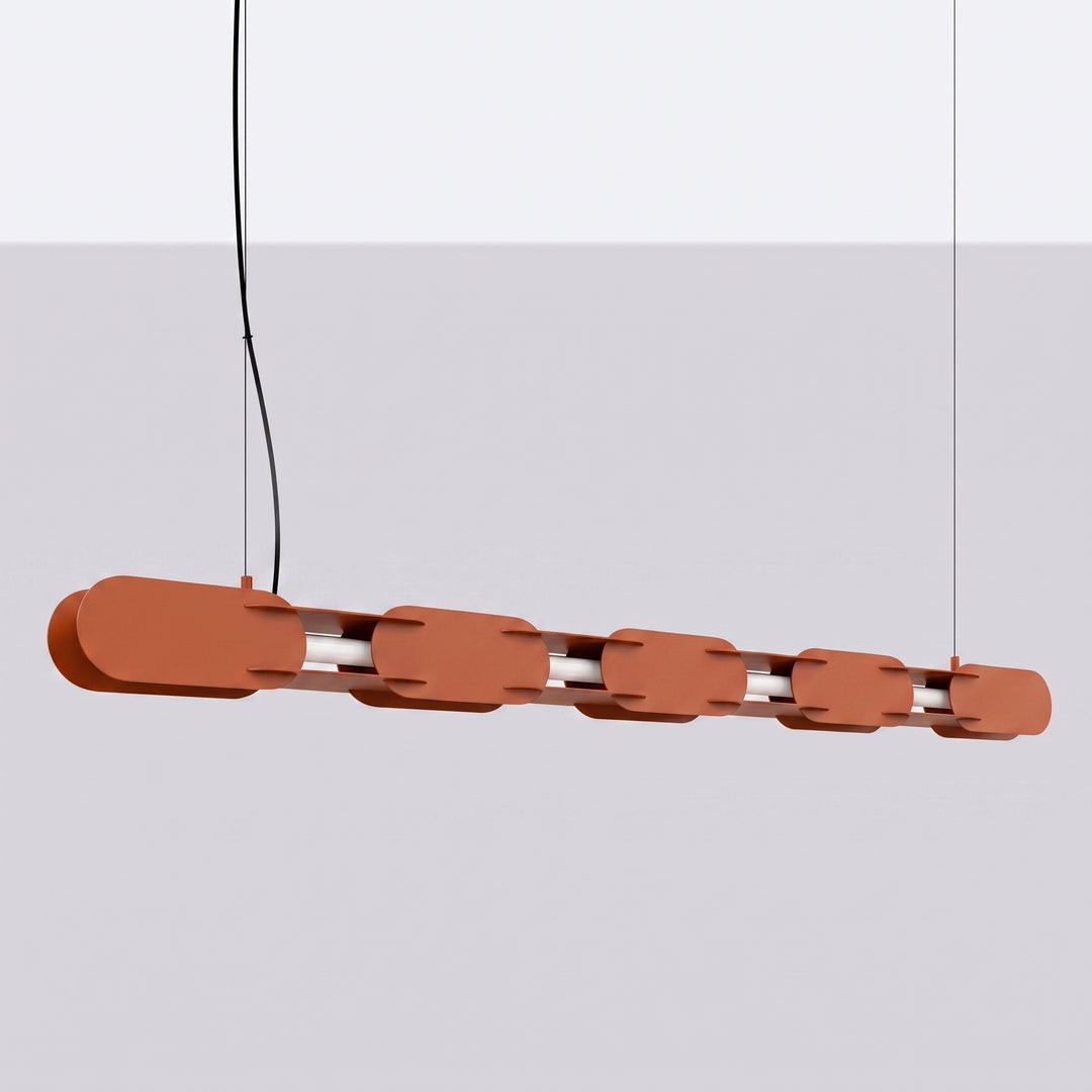 Suspension CHAIN ocre rouge éteinte, suspendue