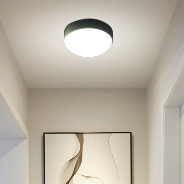 Lámpara de techo LED moderna para exteriores, 16 W/20 W, impermeable, redonda, resistente a la humedad, para montaje en superficie, para jardín, baño, porche, luces de pared CA 85-265 V