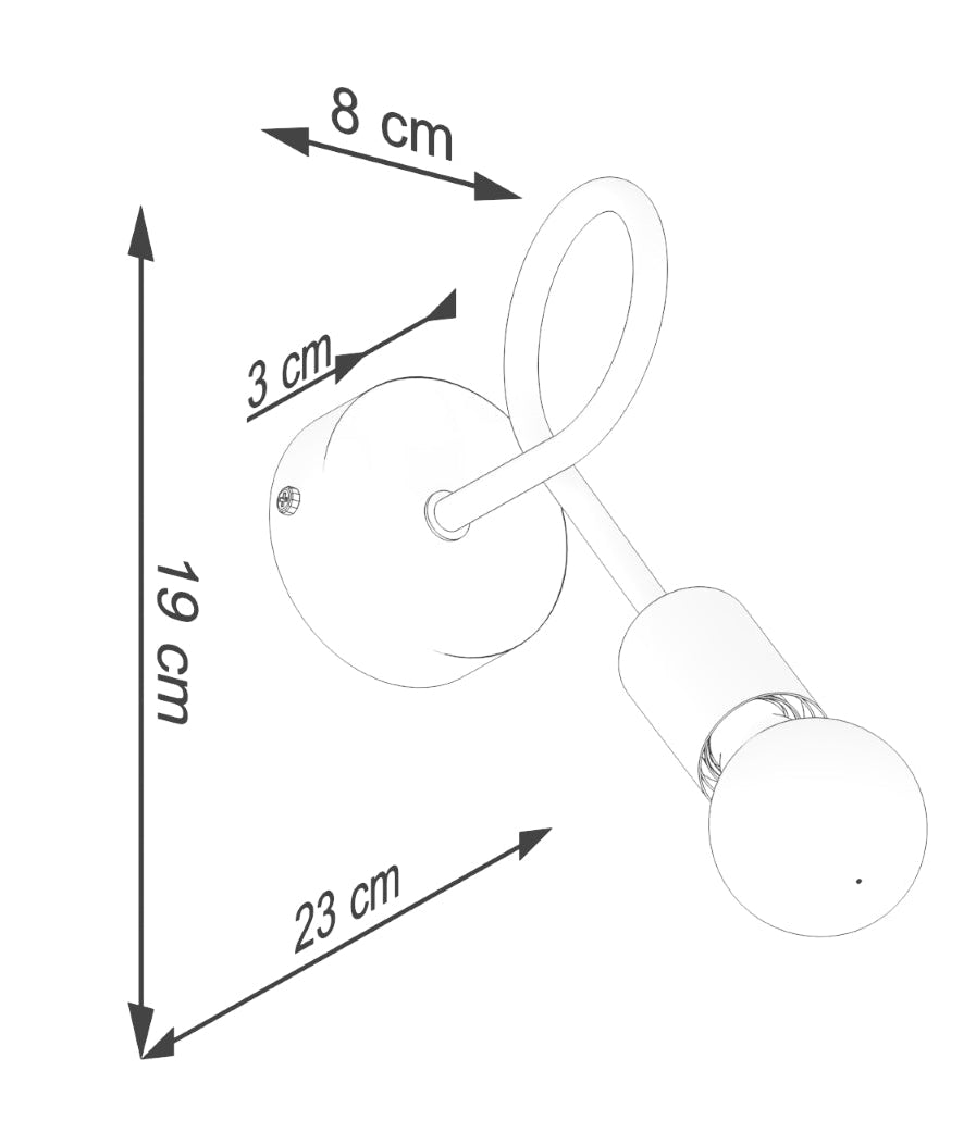 Schéma d'installation du luminaire