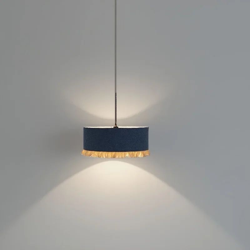 Lámpara colgante con borlas para sala de estar, dormitorio, tela japonesa, estilo vintage, para restaurante, tienda, luz de ambiente, lustre