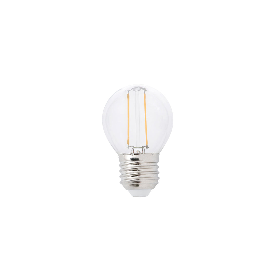 Ampoule filament E27 Globe de Faro Barcelona, Ø 4,5 cm, Transparente 2 W 2700 K