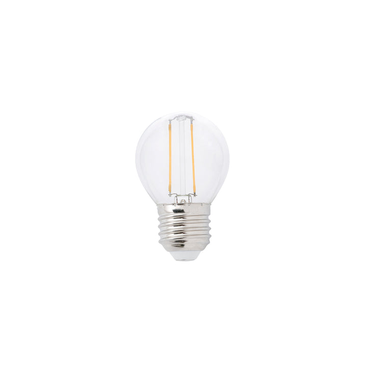 Ampoule filament E27 Globe de Faro Barcelona, Ø 4,5 cm, Transparente 2 W 2700 K