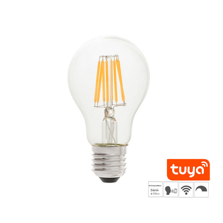Ampoule LED E27 Standard de Faro Barcelona, Standard A60, 7 W connectée Wi-Fi, 2700 K