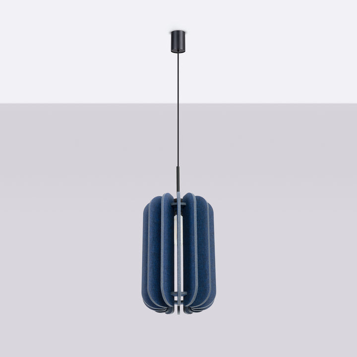 Suspension bleu marine/noir éteinte