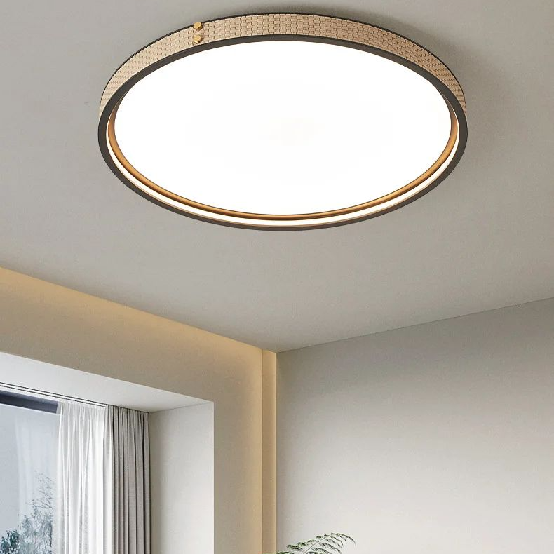 Lámpara de techo para sala de estar, moderna y sencilla, LED de espectro completo, protección ocular, luz italiana para habitación infantil, estudio, dormitorio principal