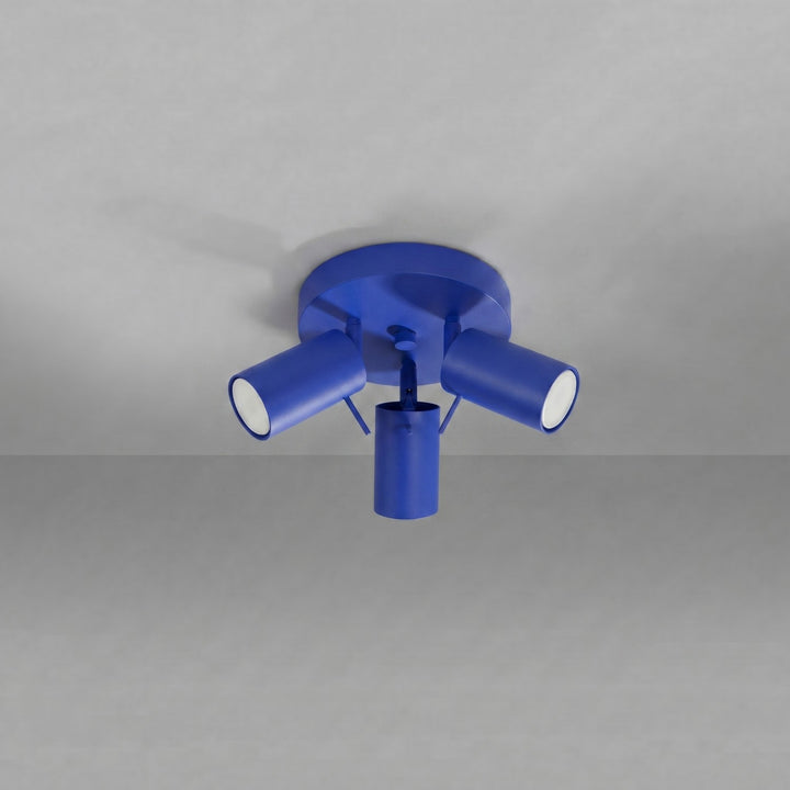 Luminaire Plafonnier outremer éteinte, vue rapprochée