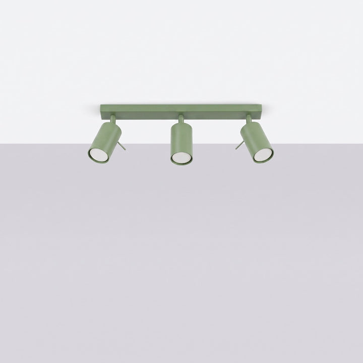 Luminaire Plafonnier sauge éteinte, vue rapprochée
