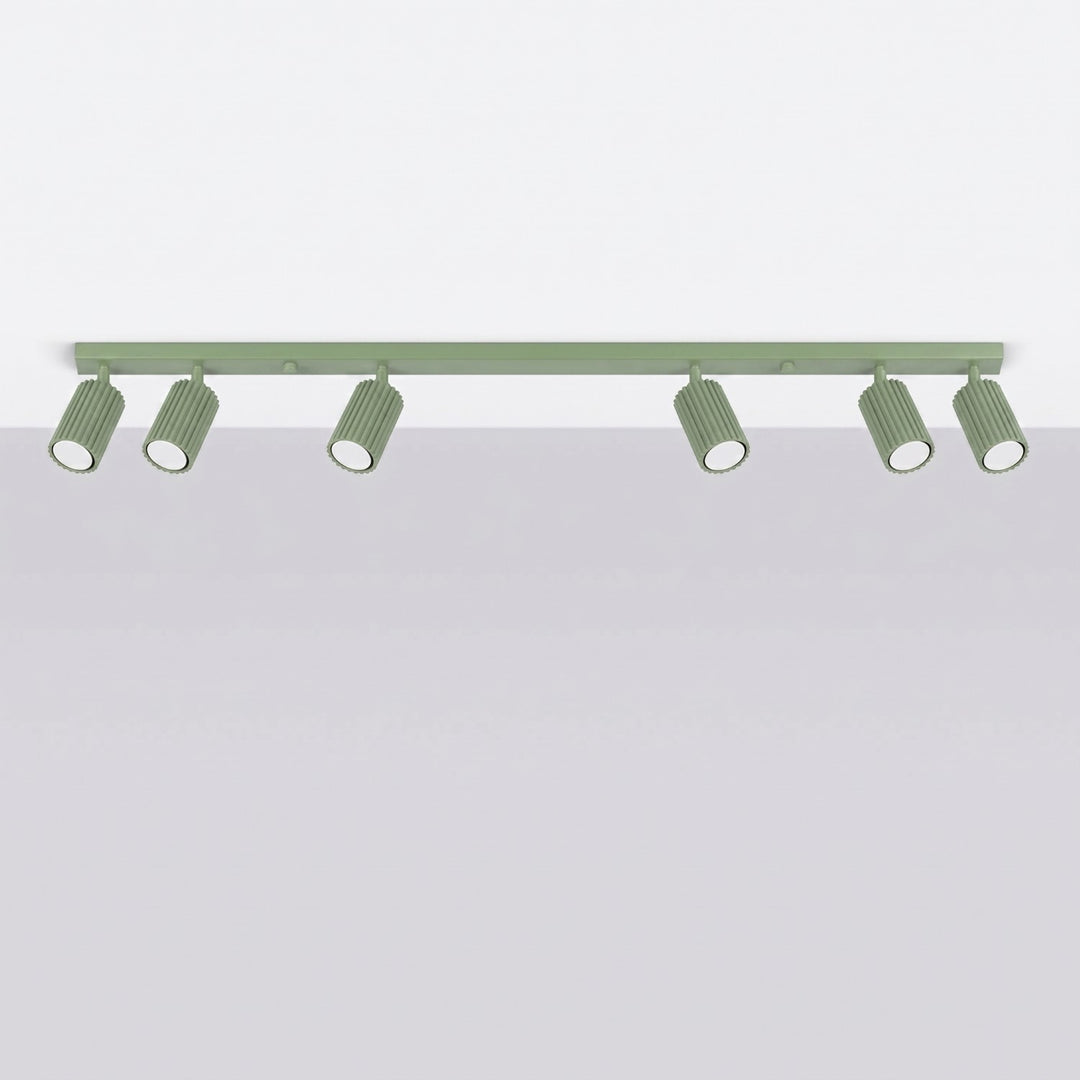 Luminaire Plafonnier sauge éteinte, vue rapprochée