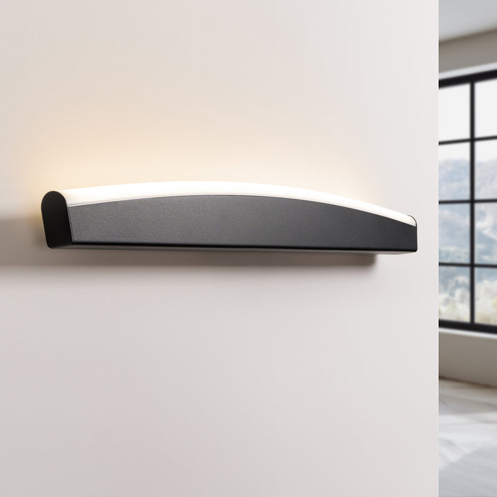 Aplique de pared LED negro JORUN 3000K