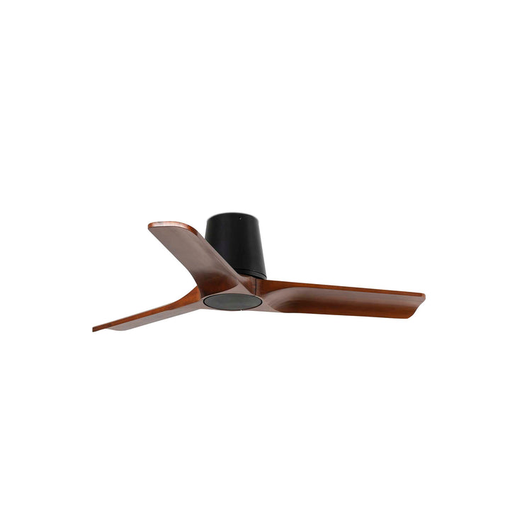 Ventilateur Heywood Tub noir et noyer de 90 cm de Faro Barcelona