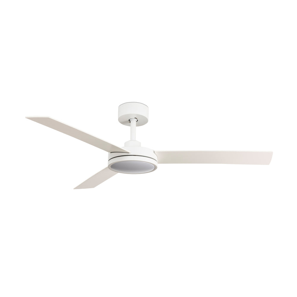 Ventilateur de plafond Barth blanc avec lumière LED de Faro Barcelona