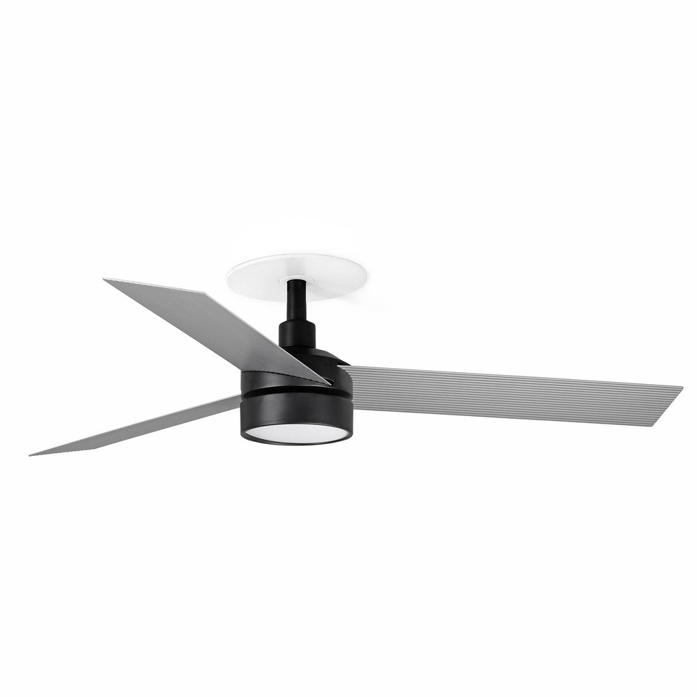 Ventilateur de plafond Cruiser 106 cm encastré aux pales aluminium avec lumière LED opale de Faro Barcelona