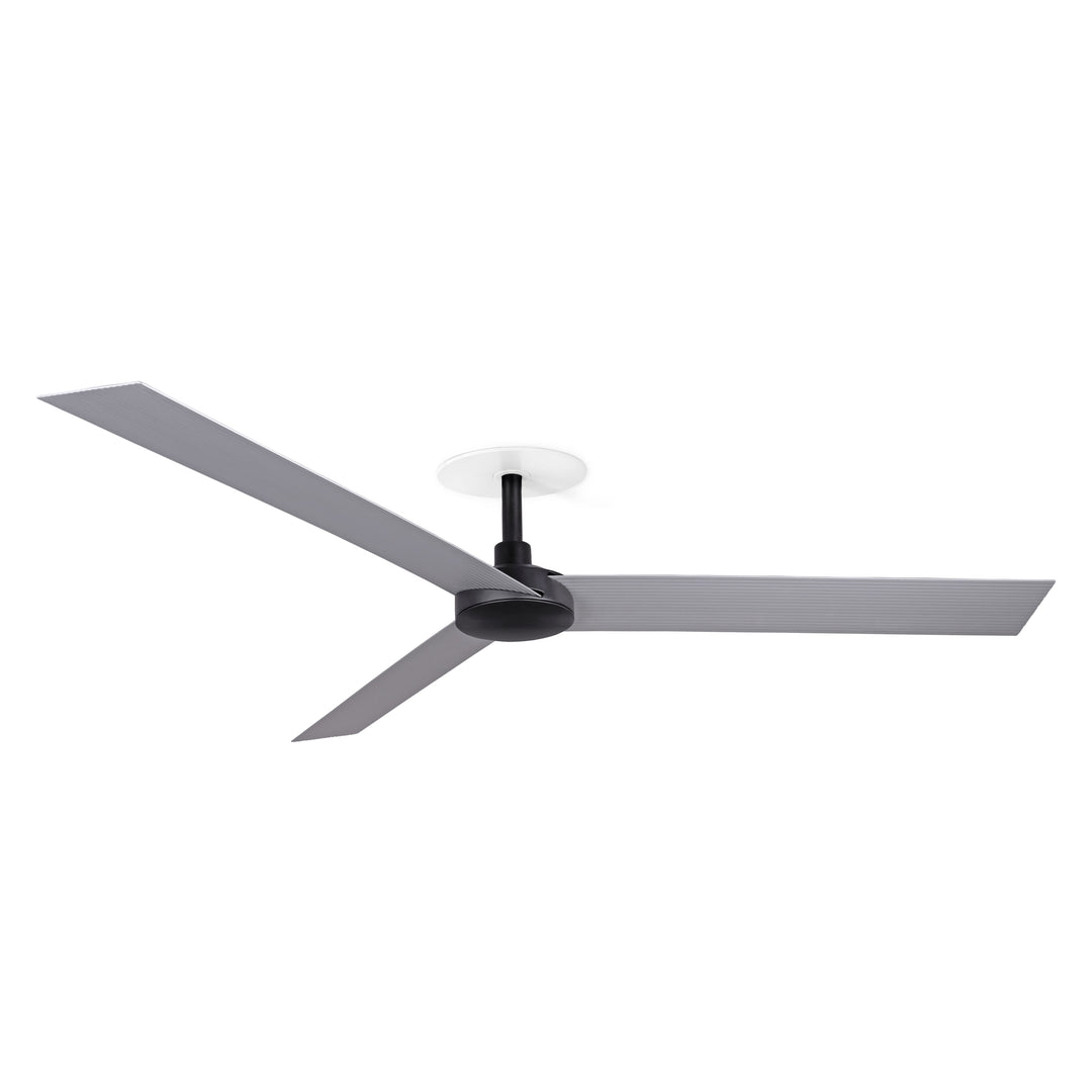Ventilateur de plafond Cruiser 160 cm encastré aux pales aluminium de Faro Barcelona