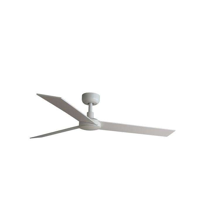 Ventilateur de plafond Rudder Ø 132 cm blanc et frêne de Faro Barcelona
