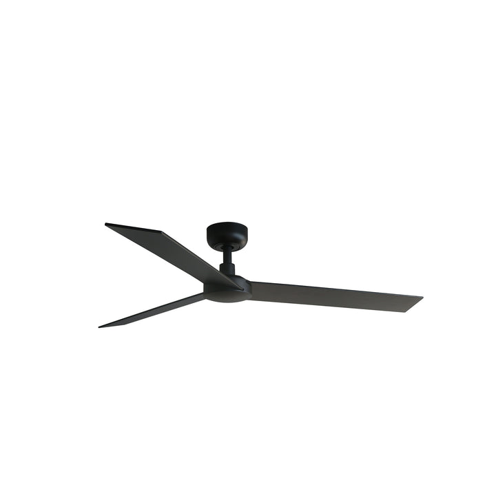 Ventilateur de plafond Rudder Ø 132 cm noir et noyer de Faro Barcelona