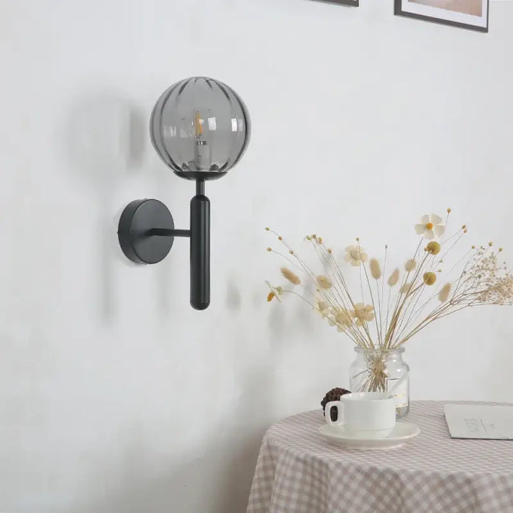 Applique murale en verre transparent design moderne