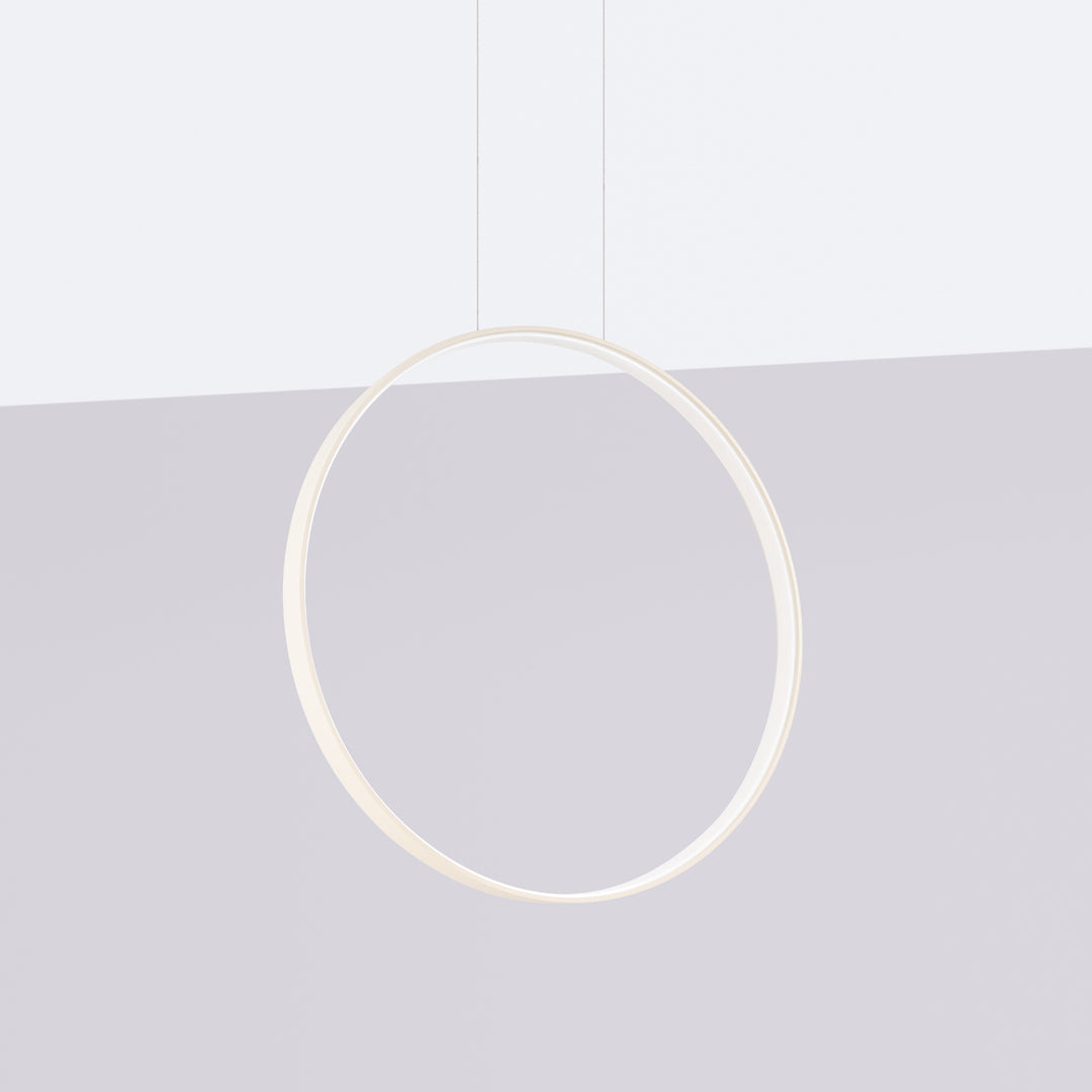 Suspension anneau RIO beige éteinte, suspendue