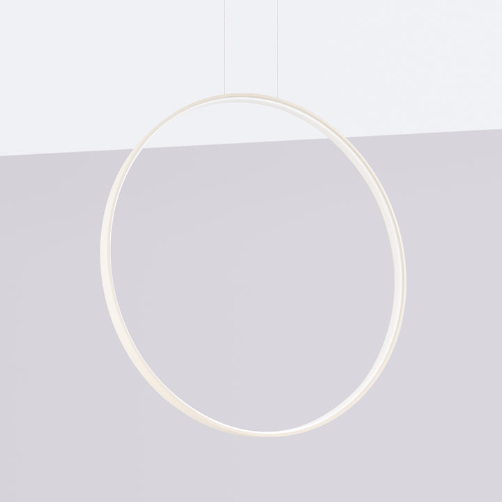 Suspension anneau RIO beige éteinte, suspendue